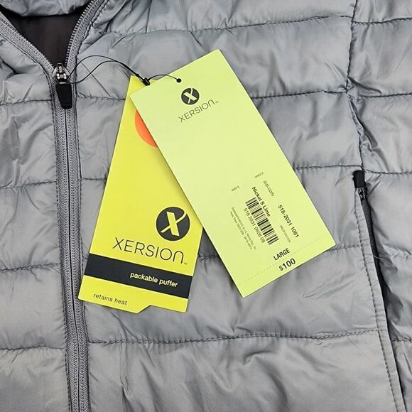 New Xersion Men US LâJacket Winter Lightweight Puffer WaterâWindâResistantâ - Picture 6 of 12